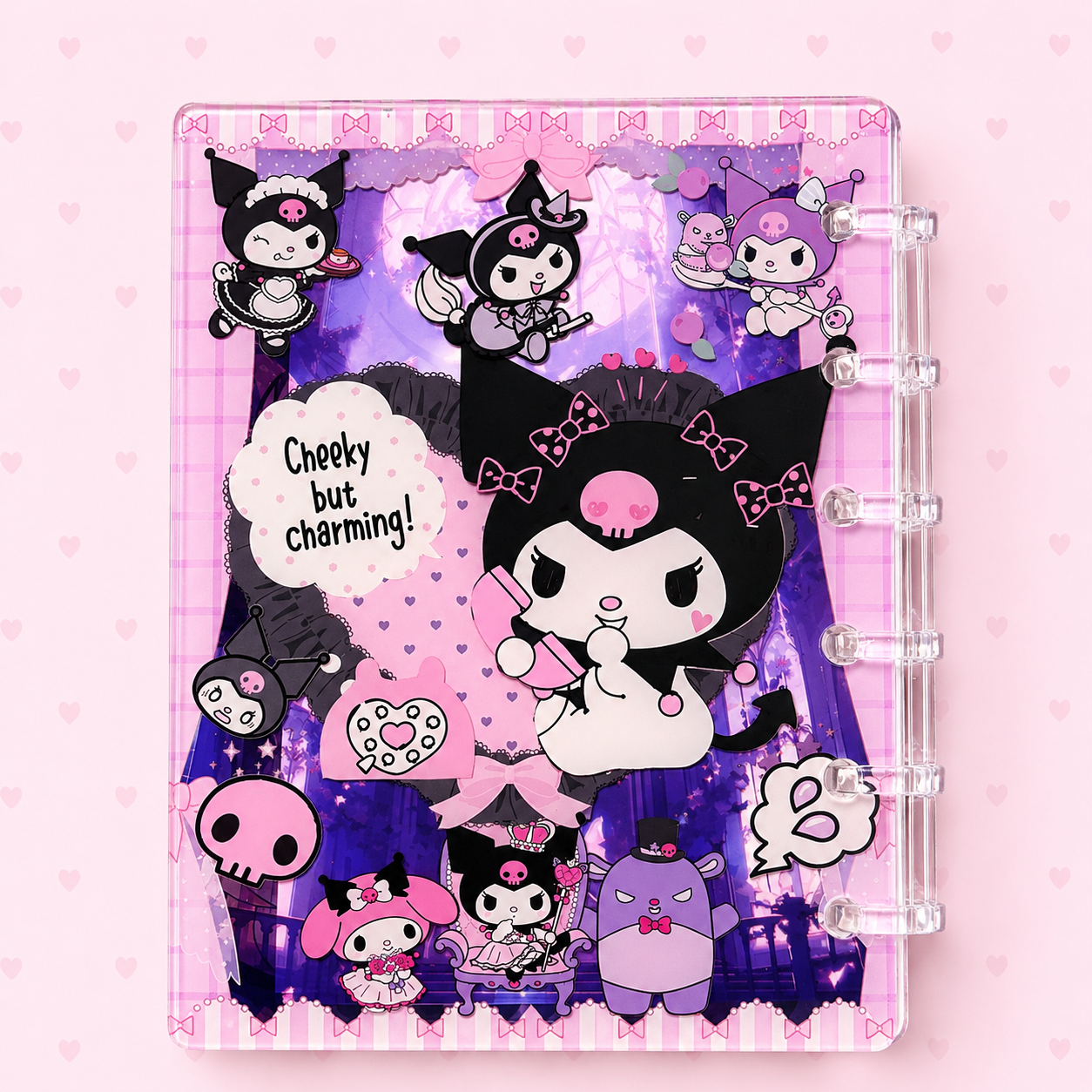 kuromi perfume shaker notebook ♡