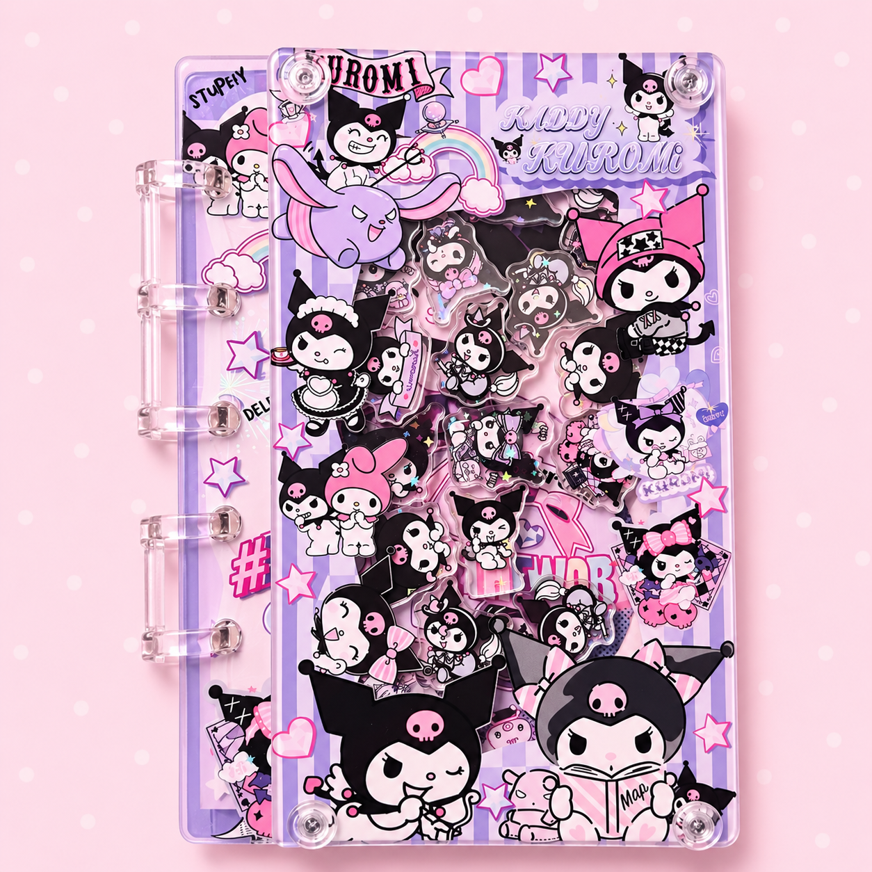 kuromi dreamy days shaker notebook ♡