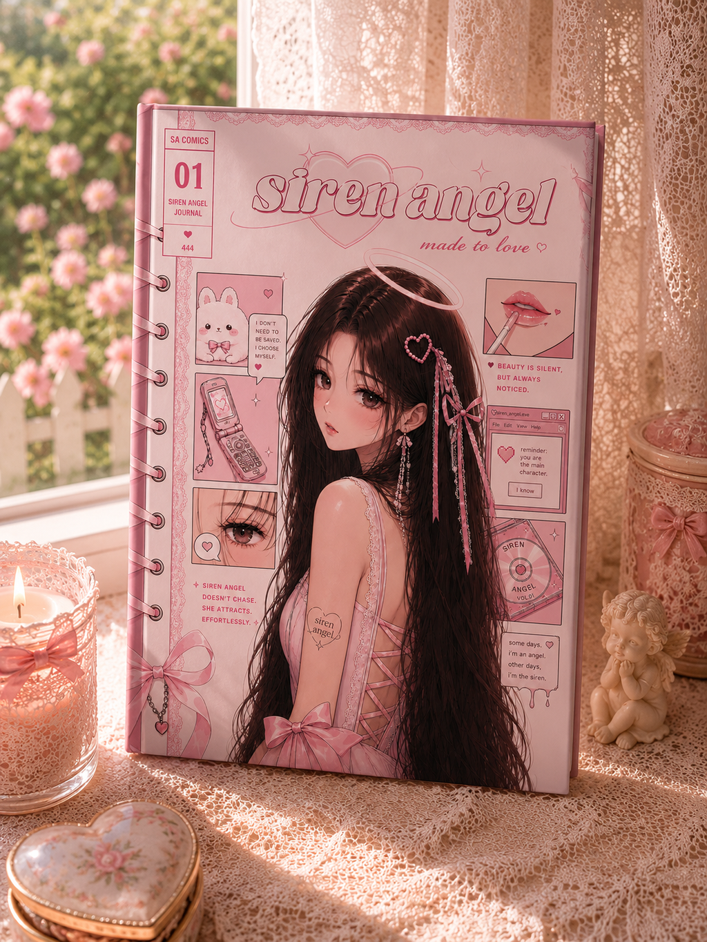 Siren Angel ♡ A5 Hardcover Journal (PRE-ORDER)