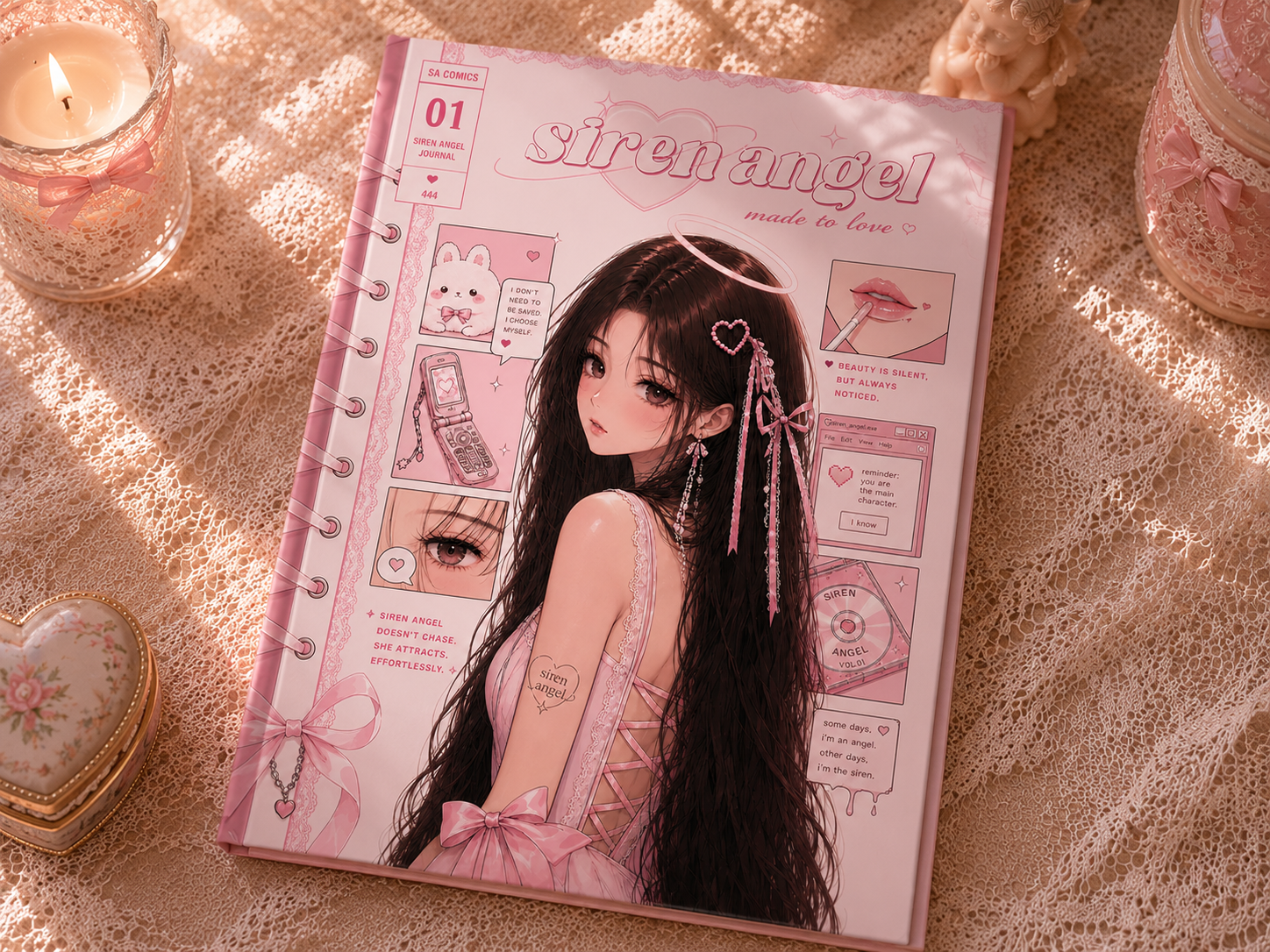Siren Angel ♡ A5 Hardcover Journal (PRE-ORDER)