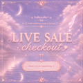 Live Sale Checkout ♡