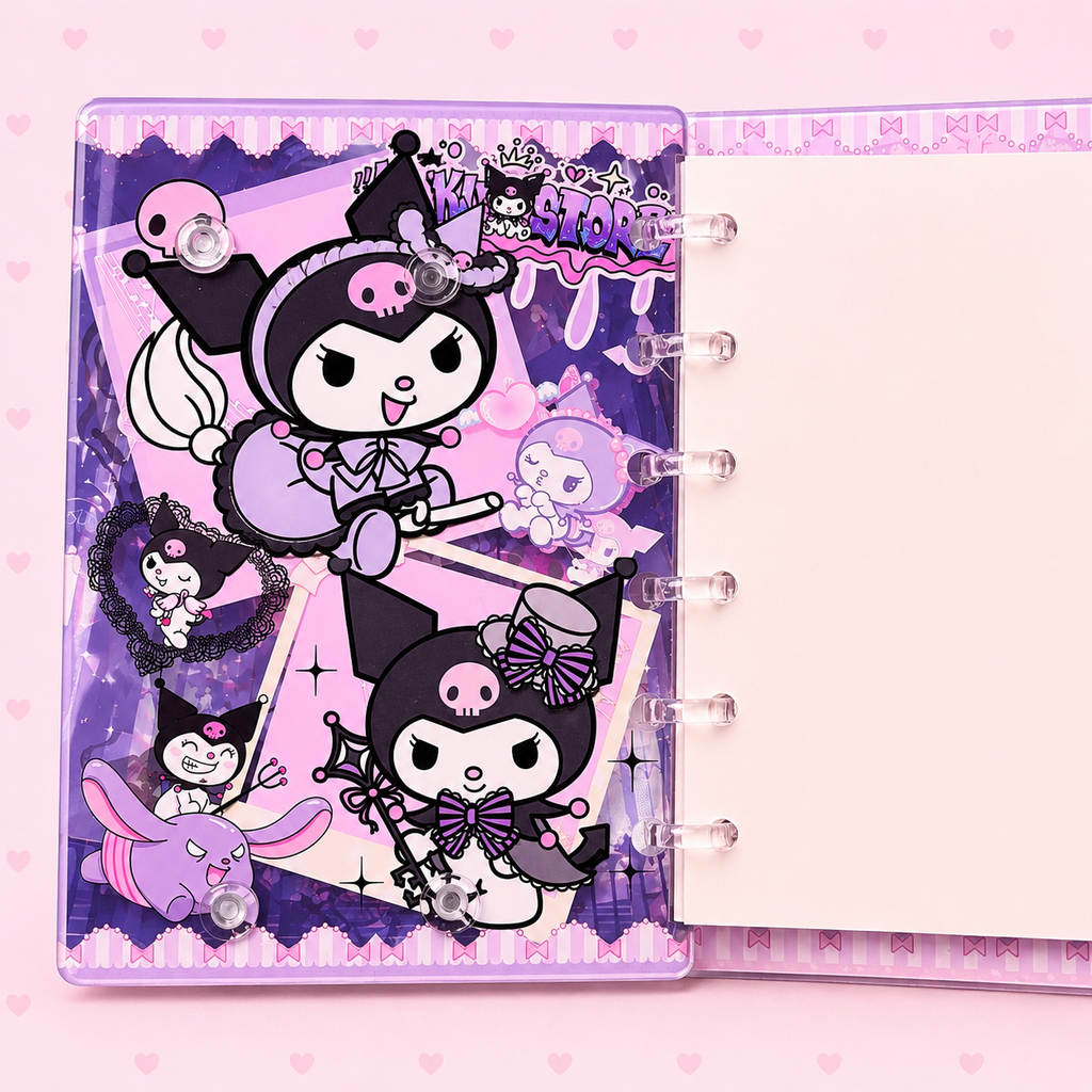 kuromi perfume shaker notebook ♡