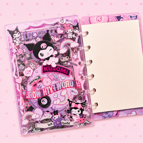 kuromi dreamy days shaker notebook ♡