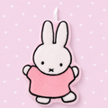 ♡ pink sweater miffy hand towel
