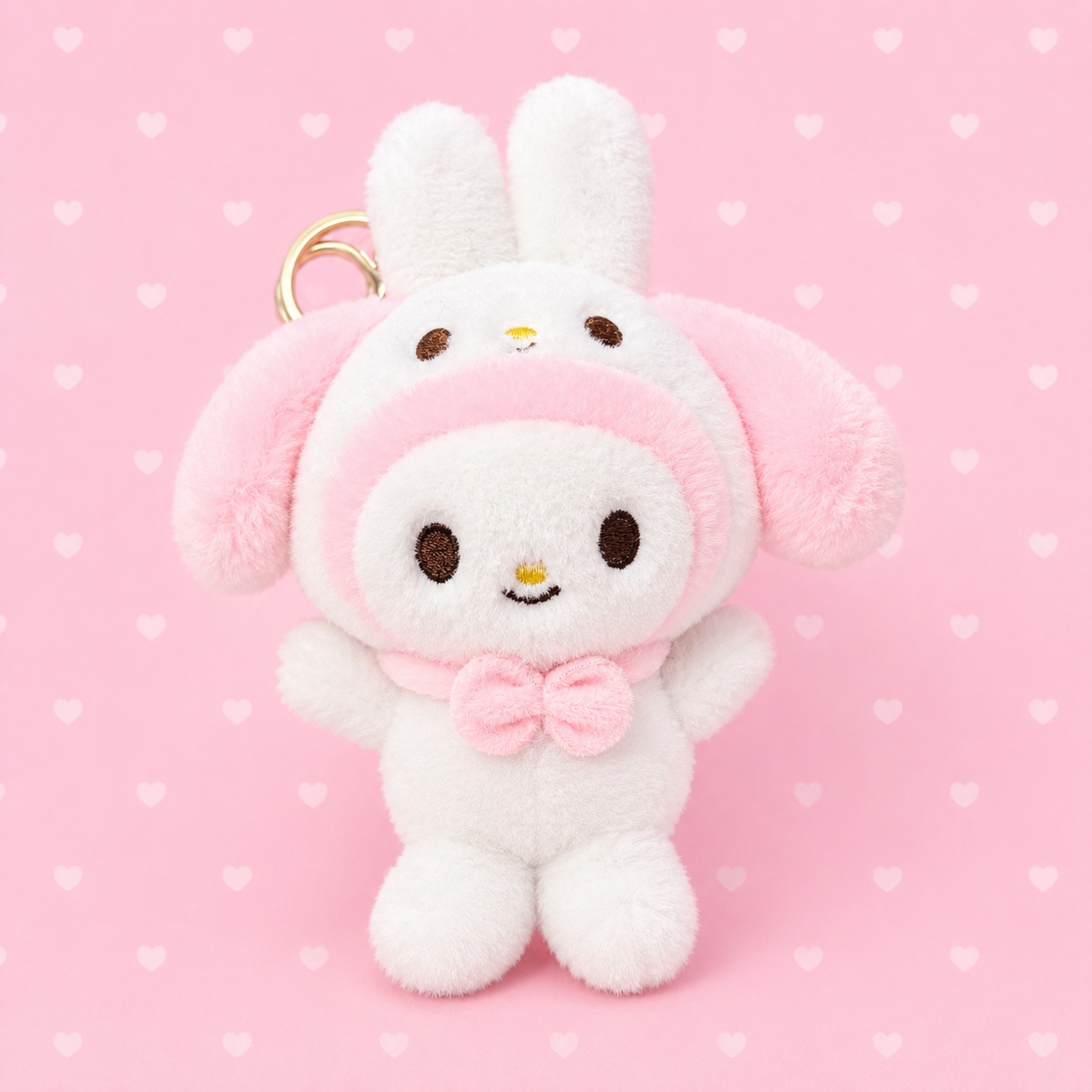 ♡ my melody bunny hood plush charm