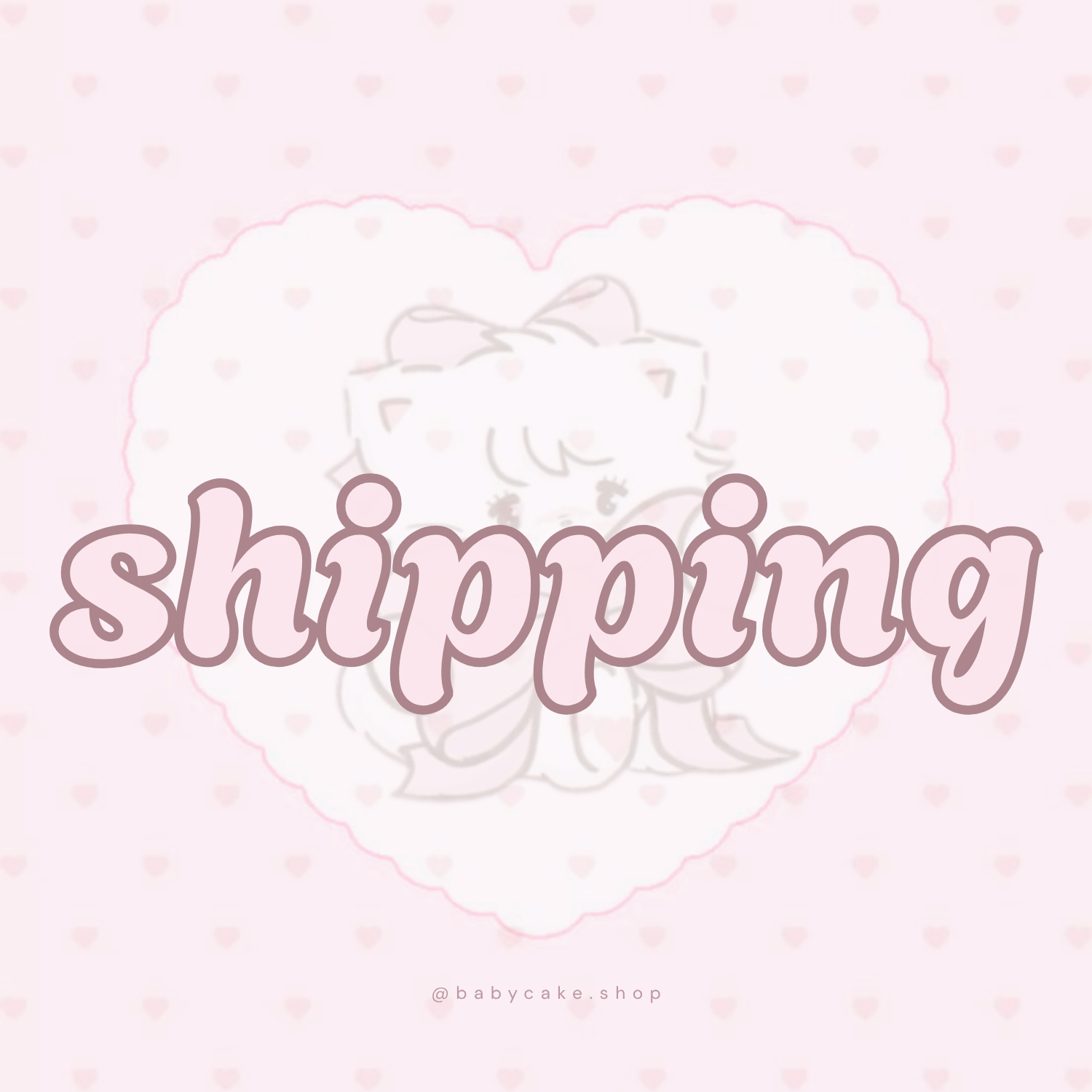 ♡ shipping fee ♡
